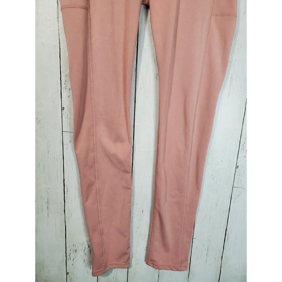 New Look Sport Pink Athletic Leggings With Pockets Size S/M Polyester Spandex - Picture 4 of 9